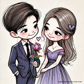 love wedding vectors 7590