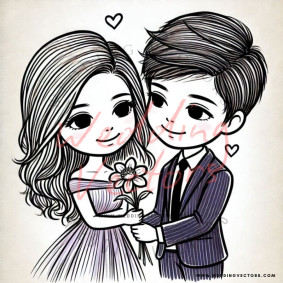 love wedding vectors 7591