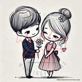 love wedding vectors 7603