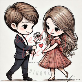 love wedding vectors 7604