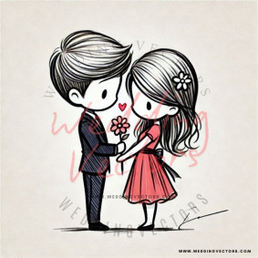 love wedding vectors 7605