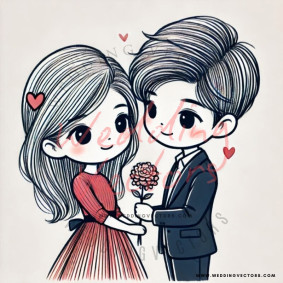 love wedding vectors 7606