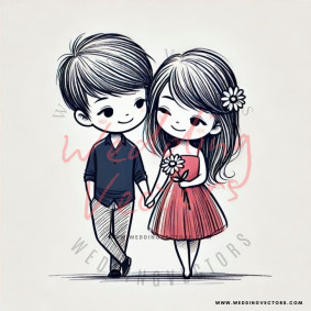 love wedding vectors 7609