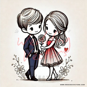 love wedding vectors 7610