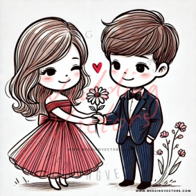 love wedding vectors 7611