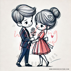 love wedding vectors 7613