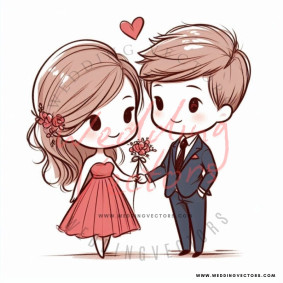 love wedding vectors 7614