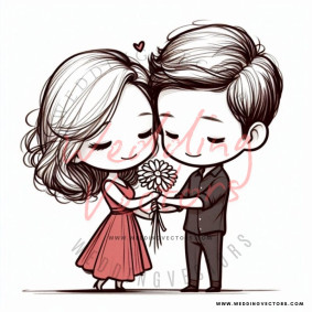 love wedding vectors 7615