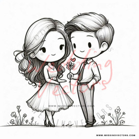 love wedding vectors 7616