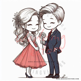 love wedding vectors 7626