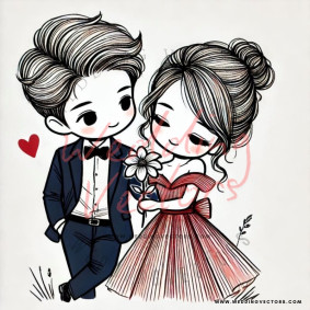 love wedding vectors 7629