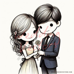 love wedding vectors 7634