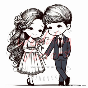 love wedding vectors 7635