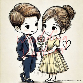 love wedding vectors 7639