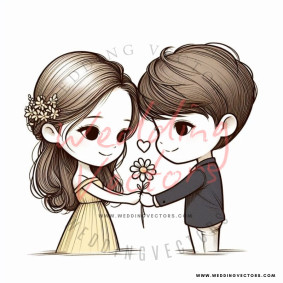 love wedding vectors 7640