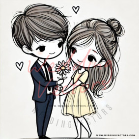 love wedding vectors 7641