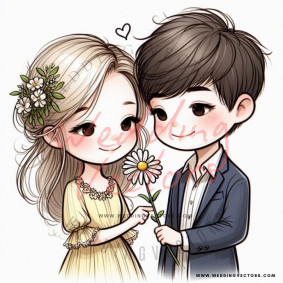 love wedding vectors 7645