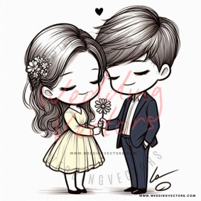 love wedding vectors 7648