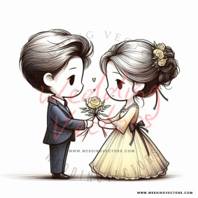 love wedding vectors 7649