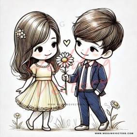 love wedding vectors 7652