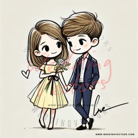 love wedding vectors 7663