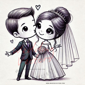love wedding vectors 7670
