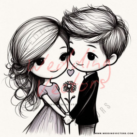 love wedding vectors 7675