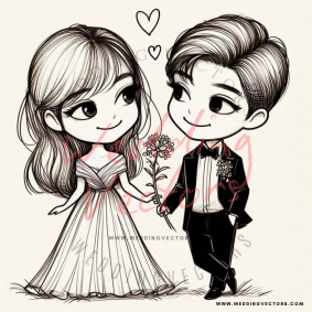 love wedding vectors 7677