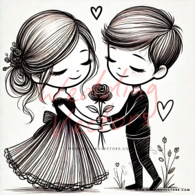 love wedding vectors 7678
