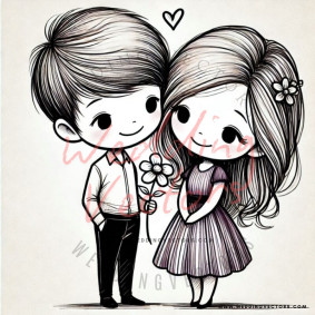 love wedding vectors 7682