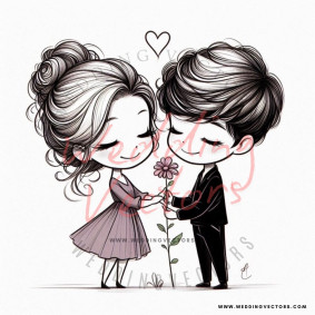 love wedding vectors 7683
