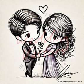 love wedding vectors 7684