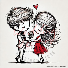 love wedding vectors 7694