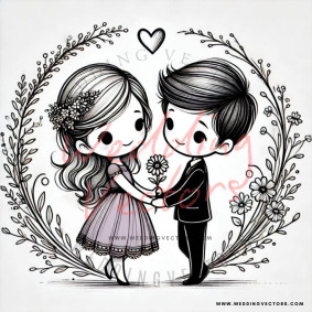 love wedding vectors 7706