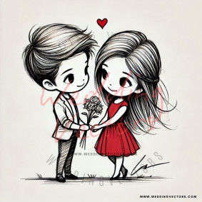 love wedding vectors 7713