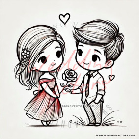 love wedding vectors 7715