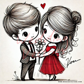 love wedding vectors 7719