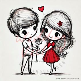 love wedding vectors 7721