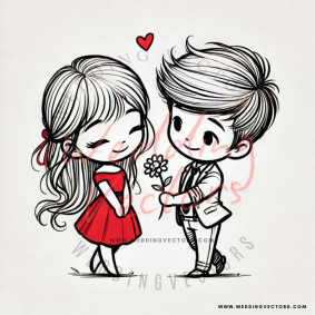 love wedding vectors 7727