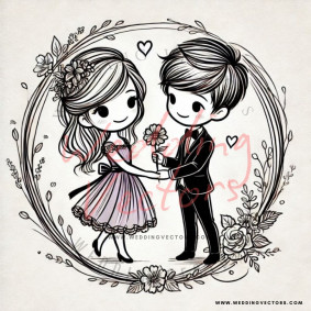 love wedding vectors 7729