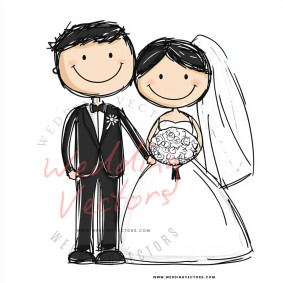 love wedding vectors 7730