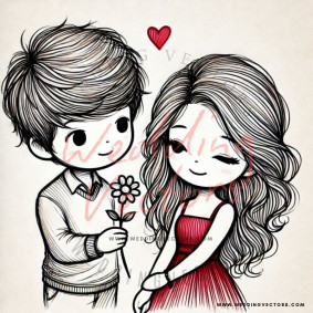 love wedding vectors 7732