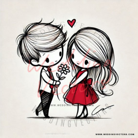 love wedding vectors 7734
