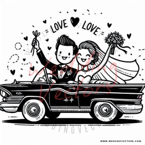 love wedding vectors 7743