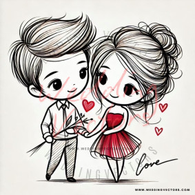 love wedding vectors 7744