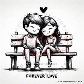 love wedding vectors 7747