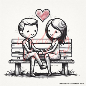 love wedding vectors 7749