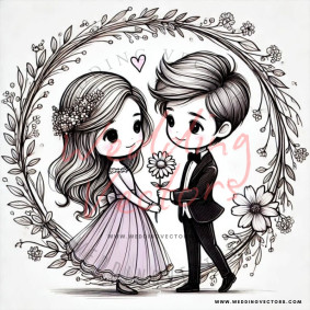 love wedding vectors 7752