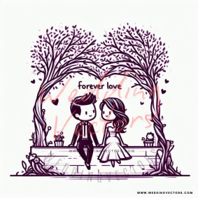 love wedding vectors 7754