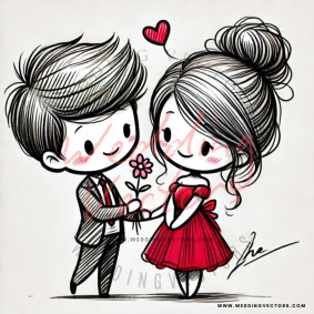 love wedding vectors 7755